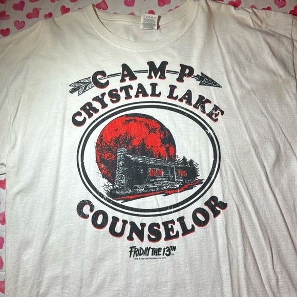 Jason Camp Crystal Lake Counslor T Shirt XL - Picture 1 of 2